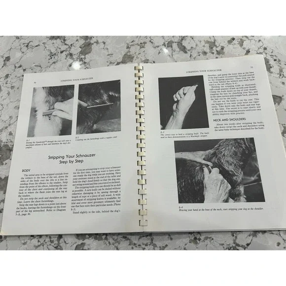 Vintage USA Dog Schnauzer Grooming Made Easy Book 1983 Mario Migliorini RARE